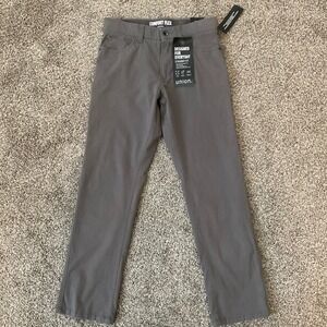 Union Designed For Everyday Pants 30x30 Gray Straight Fit Comfort Flex NWT